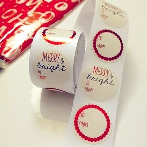 🎅🏼35 pcs Holiday Stickers Christmas Labe…